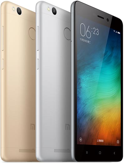 Xiaomi เปิดตัว Redmi 3s