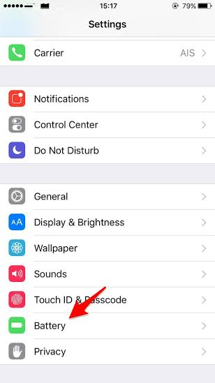 วิธีเปิดโหมดประหยัดพลังงานแบตฯ iPhone