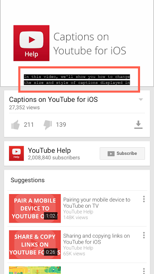 วิธีปรับซับไตเติลใน YouTube