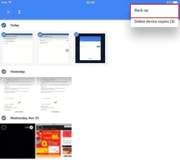 วิธีอัพโหลดรูป และวิดีโอบน Google Photos