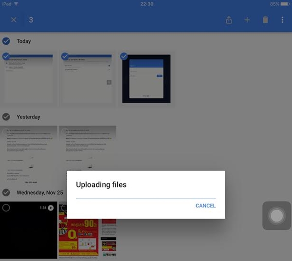 วิธีอัพโหลดรูป และวิดีโอบน Google Photos