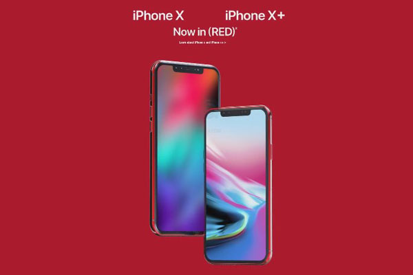 iPhone X และ iPhone X+ (PRODUCT)RED