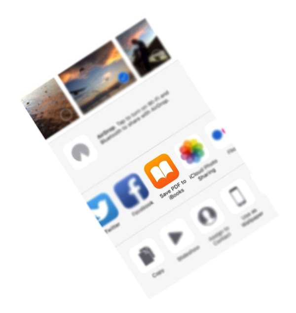 วิธีเซฟรูป และเว็บไซต์ให้เป็นไฟล์ PDF สำหรับ iOS 9