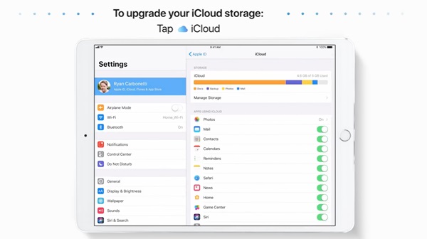 วิธีซื้อพื้นที่เก็บข้อมูลเพิ่มบน iCloud