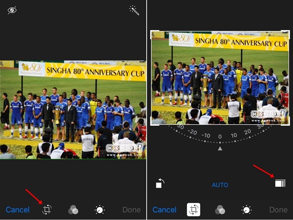 วิธี Crop รูปภาพบน iPhone