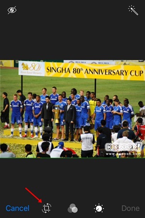 วิธี Crop รูปภาพบน iPhone
