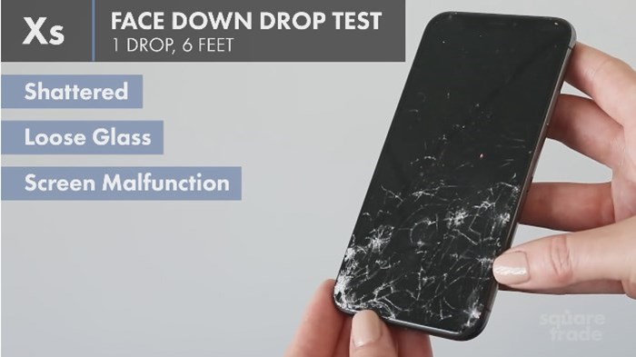 โชว์ Drop Test iPhone XS, XS Max
