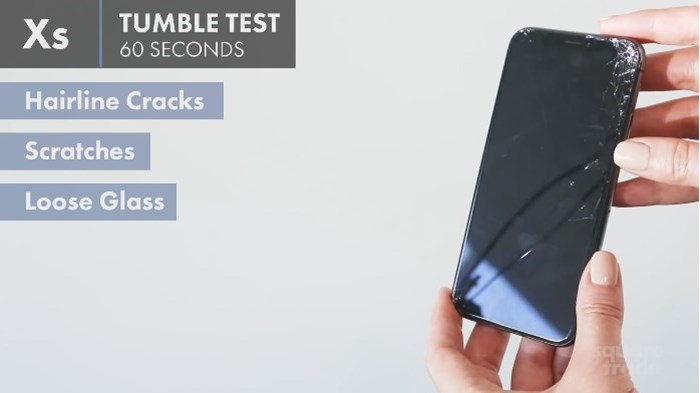 โชว์ Drop Test iPhone XS, XS Max