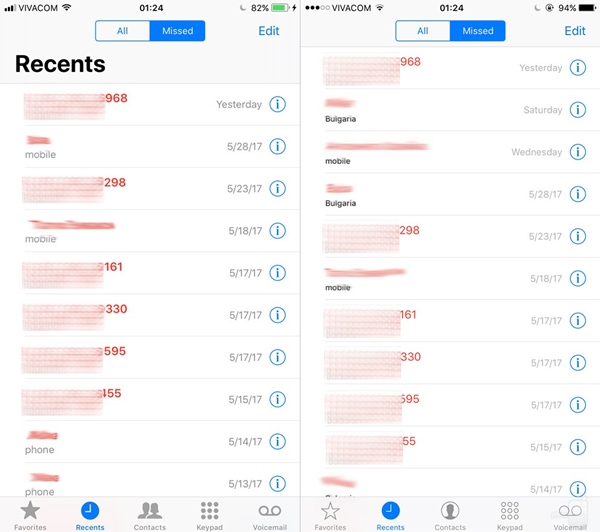 เทียบความต่างอินเทอร์เฟซ iOS 11 และ iOS 10