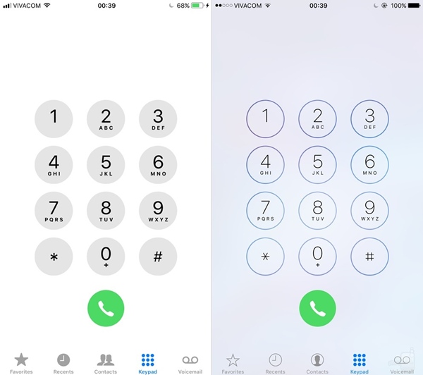 เทียบความต่างอินเทอร์เฟซ iOS 11 และ iOS 10