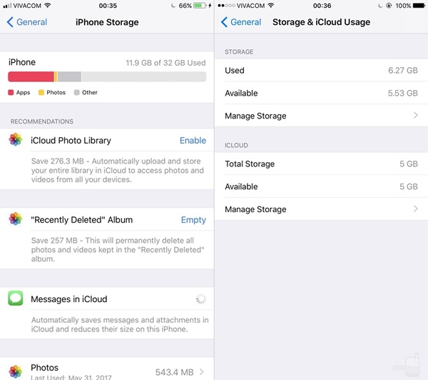 เทียบความต่างอินเทอร์เฟซ iOS 11 และ iOS 10