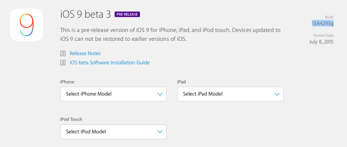 แอปเปิลออกอัพเดท iOS 9 Beta 3