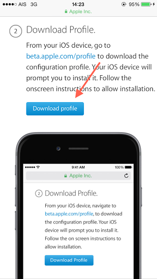 วิธีอัพเดท iOS 9 เวอร์ชั่น Public Beta
