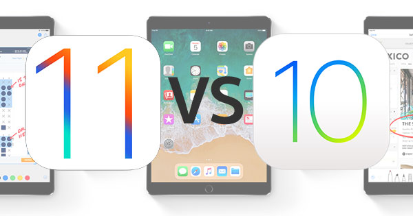 เทียบความต่างอินเทอร์เฟซ iOS 11 และ iOS 10