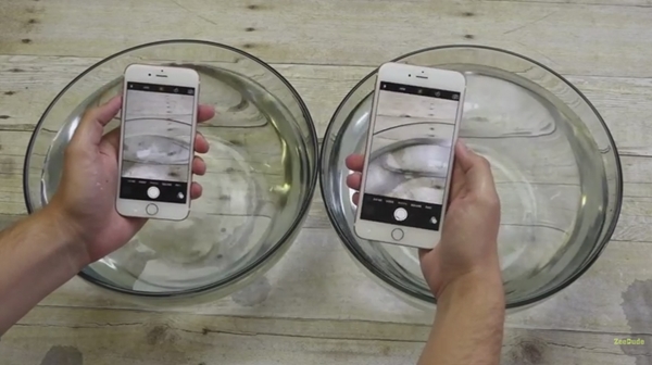 ทดลองนำ iPhone 6s, 6s Plus แช่น้ำ 1 ชั่วโมง