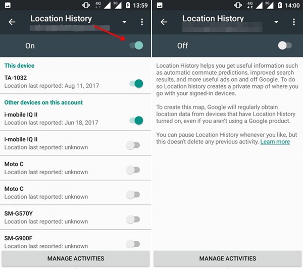 วิธีลบประวัติการเดินทาง บน Google Maps