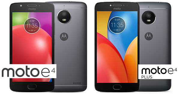 Moto E4 และ Moto E4 Plus 