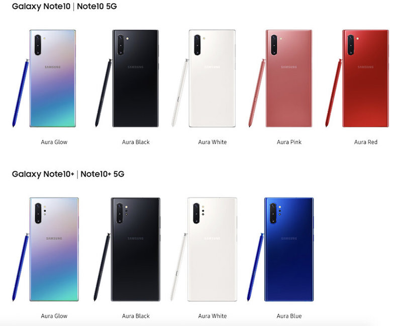 Samsung Galaxy Note 10