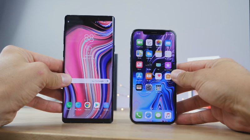 Galaxy Note 9 vs iPhone X รุ่นไหนเร็วกว่า