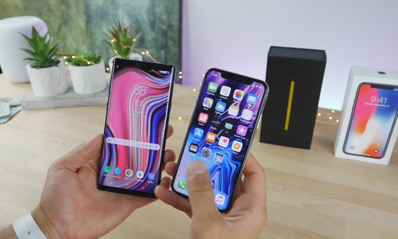 Galaxy Note 9 vs iPhone X รุ่นไหนเร็วกว่า