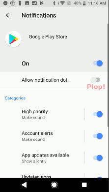 Notification Dots