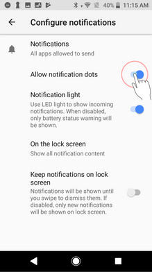 Notification Dots