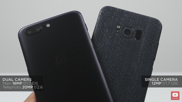 เปรียบเทียบกล้อง OnePlus 5 กับ Galaxy S8