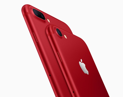 แอปเปิลเลิกวางจำหน่าย iPhone 7 และ iPhone 7 Plus สีแดง