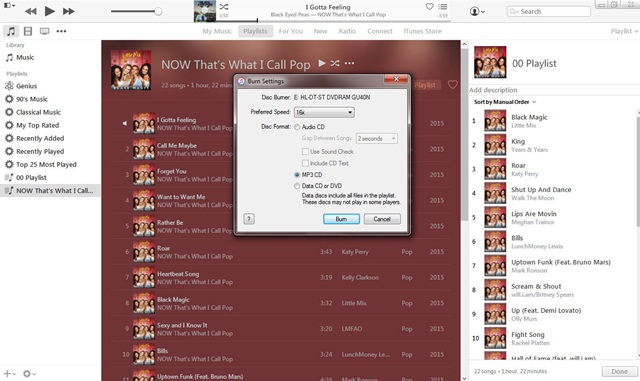 วิธีไรท์เพลง MP3 ด้วย iTunes