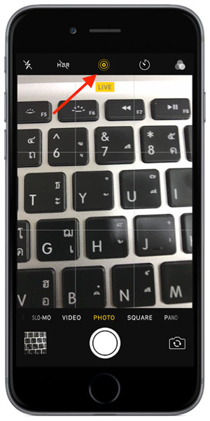 วิธีปิดเสียงชัตเตอร์ iPhone