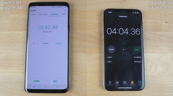Samsung Galaxy S9 Plus vs iPhone X