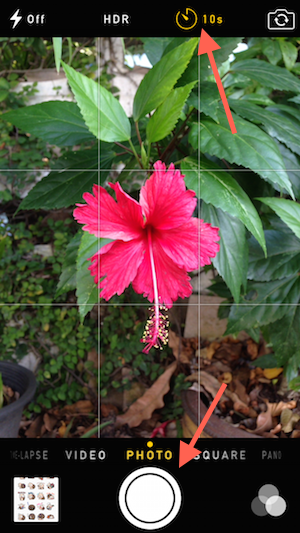วิธีตั้งเวลาถ่ายภาพจากกล้อง iPhone ด้วย Timer Mode