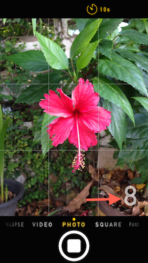 วิธีตั้งเวลาถ่ายภาพจากกล้อง iPhone ด้วย Timer Mode