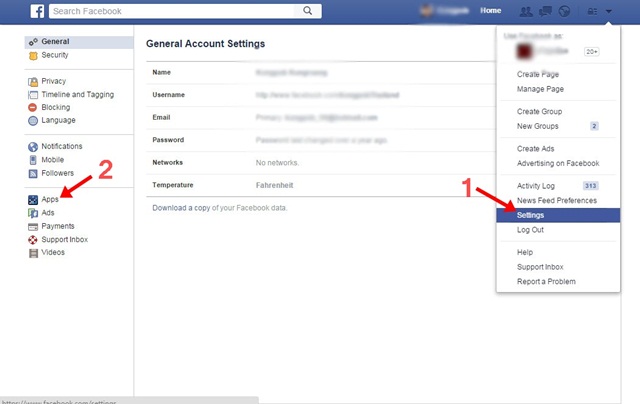 วิธีลบไวรัสออกจากแอพฯ Facebook