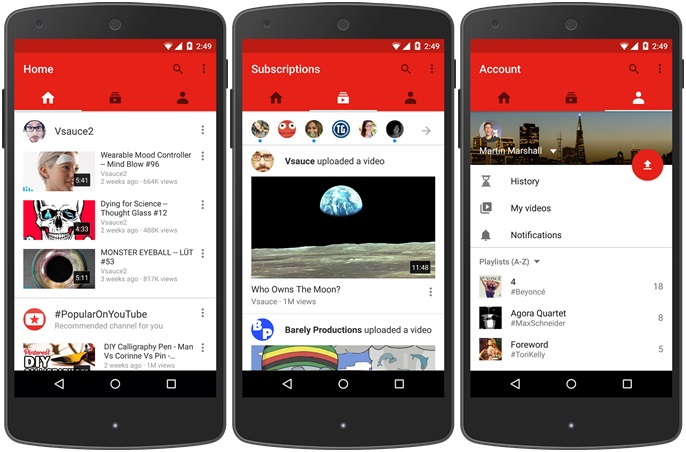 YouTube แอพฯ อัพเดท ดูวิดีโอแนวตั้งแบบเต็มจอ