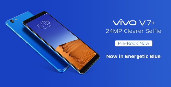vivo V7+ Energetic Blue