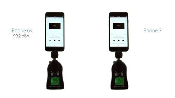 เปรียบเทียบความดังลำโพง iPhone 6s กับ iPhone 7