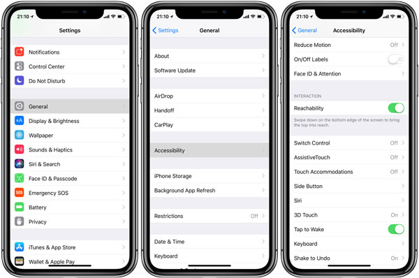 วิธีเปิดใช้งานโหมดย่อหน้าจอ iPhone X