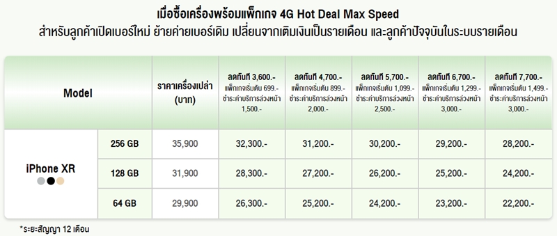ราคา iPhone XR