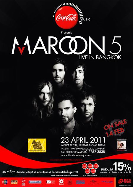 Maroon 5 Live in Bangkok 2011