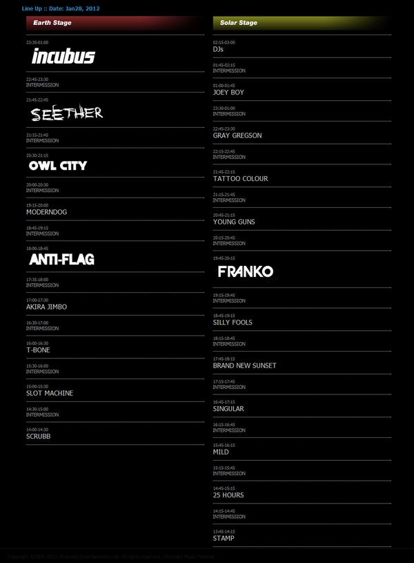 Silverlake Music Festival 2012