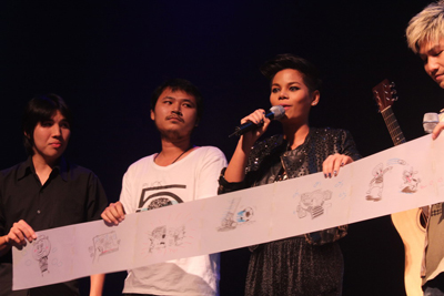 คอนเสิร์ตวาดดนตรีด้วยการ์ตูน วาด – เล่น