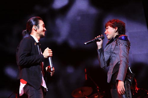 Green concert # 14 DA & The Idols unbreak my heart