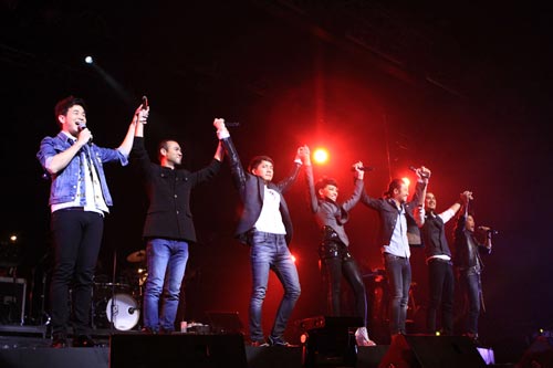 Green concert # 14 DA & The Idols unbreak my heart