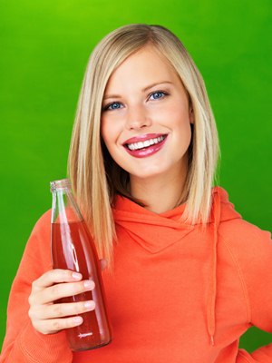 ดื่มน้ำอัดลม