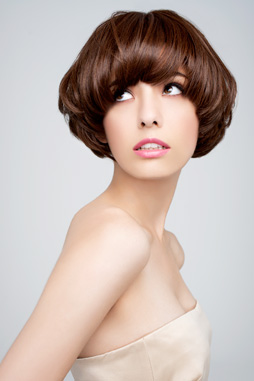 ทรงบ๊อบเห็ด 