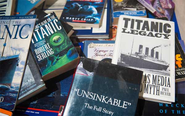 แหล่งรวมหนังสือจากเหตุการณ์ไททานิค