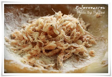 อาหารเด็ก - กุ้งฝอยทอดกรอบ