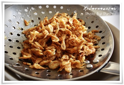 อาหารเด็ก - กุ้งฝอยทอดกรอบ