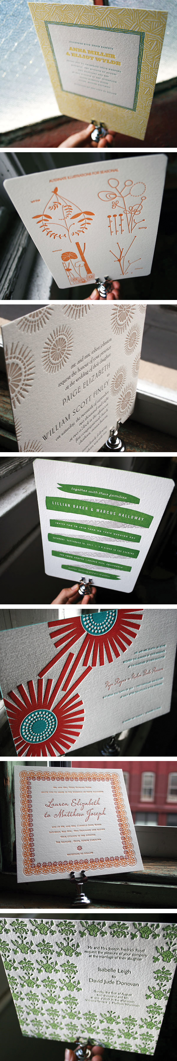 การ์ดแต่งงานหน้าเดียว